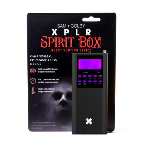 Allstar Innovations Sam and Colby XPLR Spirit Box | Paranormal Detection Equipment; Haunted Survival; Ghost Hunter Scanner; EMF and EVP Detector; Comprehensive Tool for Spirit Communication