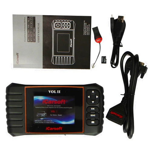 iCarsoft Volvo/SAAB OBD-II Multi Systems Scanner Tool, SRS ABS Engine Oil Reset, EPB i906-II New Version