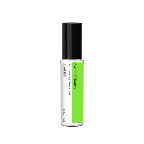 DEMETER Sweet Cilantro Roll On Perfume Oil, 0.33 Oz, Long-Lasting