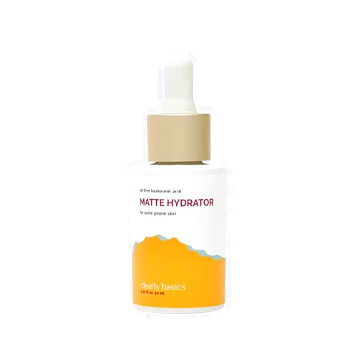 Clearly Basics Matte Hydrator, OIL CONTROL Serum, Hyaluronic acid moisturizer for Oily & Acne Prone Skin, Leaves Clean & Matte Finish, 30ml