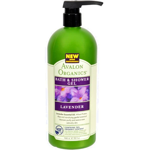 Avalon Organics: Therapeutic Bath & Shower Gel, Lavender 32 oz (4 pack)
