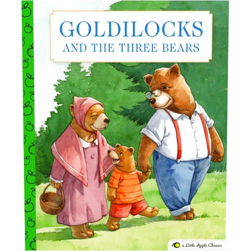 Thomas Nelson,Gabhor Utomo Goldilocks and the Three Bears: A Little Apple Classic (Little Apple Books)