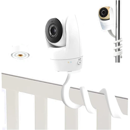 Haloera Upgraded Safer Baby Monitor Mount for VTech Baby Monitor, Flexible Twist Mount for VTech New VM901, VM928HD and VM919HD
