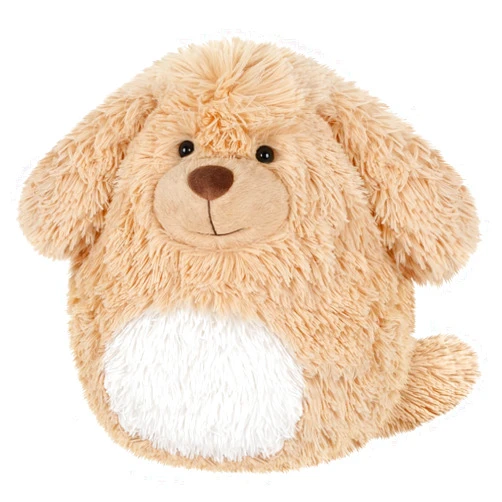 SuzziPals 14 inch Stuffed Dog Plush Pillows, Fluffy Dog Stuffed Animals Dog Plush Toys for Squish Cuddle, Kawaii Plushies Cute Puppy Couch Pillows Dog Decor, Golden Retriever Gifts for Girls Boy