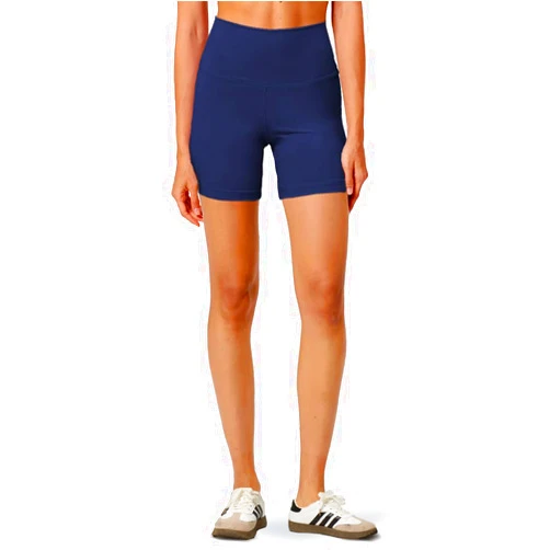 Roself Moment Women's High Waisted Biker Shorts, 4