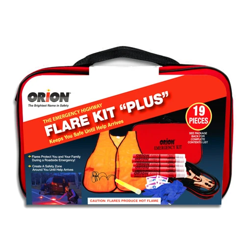 ORION Safety Products 8905 Flare Kit Plus Emergency Kit