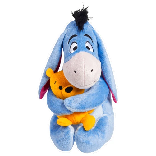 Disney Classics Lil Friends Eeyore and Winnie the Pooh Plushie Stuffed Animal