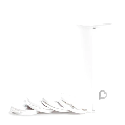 Munchkin® Toss™ Portable Disposable Diaper Pail, Holds up to 150 Newborn Diapers, 5 Pack, White