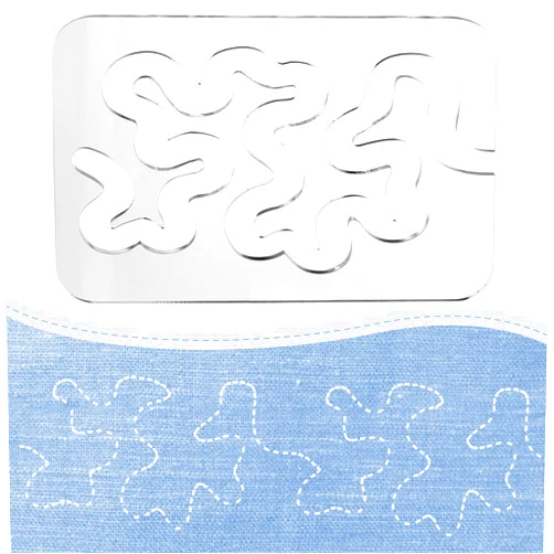 Abeillo Meander Quilting Templates,Free Motion Quilting Template,Arcylic Quilting Templates Rulers,Transparent Quilting Templates for Industrial and Domestic Sewing Machines