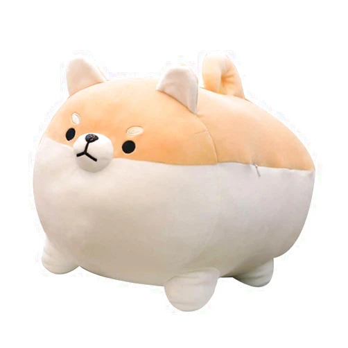 OUKEYI Stuffed Animal Shiba Inu Plush Dog Toy Anime Corgi Kawaii Plush Soft Pillow, Plushies Shiba Inu Plush Plush Toy Pillows Doll Dog,Plush Toy Gifts for Girl Boy (16 inch)