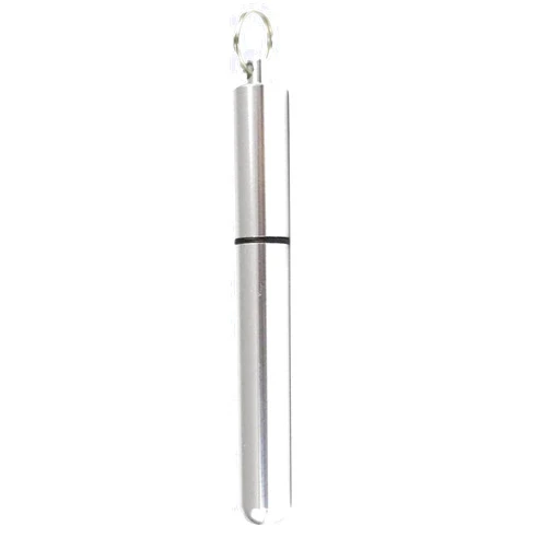 ZHOULL Portable Toothpick Holder Metal Toothpicks Simple Toothpick Case for Outdoor Camping Travel Picnic(Silver)