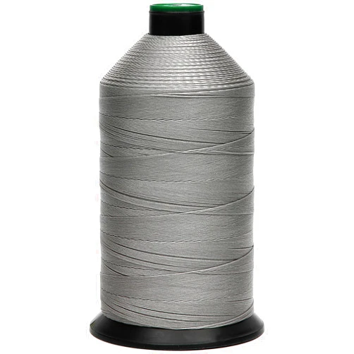 HILOHILO Extra Strong Bonded Nylon Thread #138 Tex135 – 16 OZ, 3000yds, Versatile Stitching Solution for Leather, Upholstery, Canvas Repair and More (Light Gray)