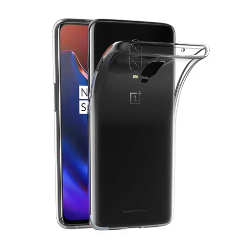 MaiJin Case for OnePlus 6T (6.41 inch) MaiJin Soft TPU Rubber Gel Bumper Transparent Back Cover