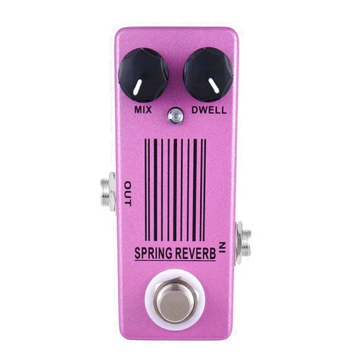 MDYFVI Mini Single Guitar Effect Pedal SPRING REVERB MP-51 True Bypass Metal Electric Guitar Parts efeito guitarra