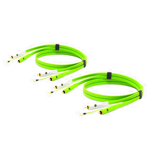 NEO+ by Oyaide d+ RCA Turntable Duo (Class B) Durable Audio Cable for DJ’s, Musicians and Producers, 2 x 1 Meter. Compatible with All RCA Input Devices