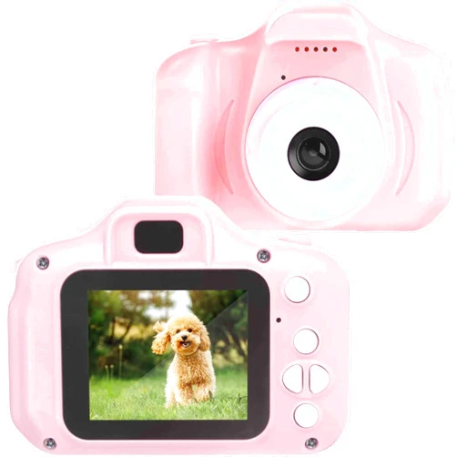 LORGL Upgrade Kids Selfie Camera, Christmas Birthday Gifts for Girls Age 3-9, Kids Digital Cameras with HD Video,Portable Kids Camera (Pink,Ordinary) Pink Ordinary