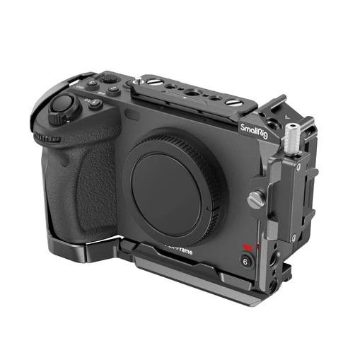 SmallRig Cage for Sony FX30 FX3 with Cable Clamp for HDMI, Classic Bright Black Surface, Included Cold Shoe and NATO Rail, Modular Design Compatible with Original XLR Handle - 4183