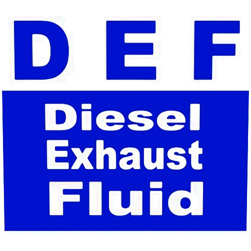 American Vinyl DEF Diesel Exhaust Fluid Sticker (bio Solution nox Fuel alt Alternative eco Outdoor Weatherproof Vinyl Decal for car Truck or Van (3 inch)