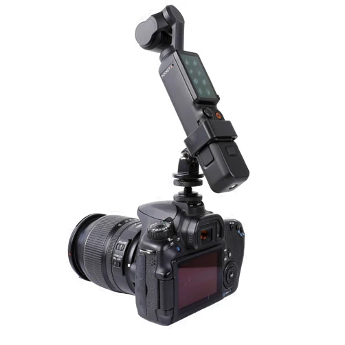 PellKing Clod Shoe Mount Adapter for DJI Osmo Pocket 3 Camera, with DJI Pocket 3 Expansion Adapter for DSLR Hot Shoe Mount