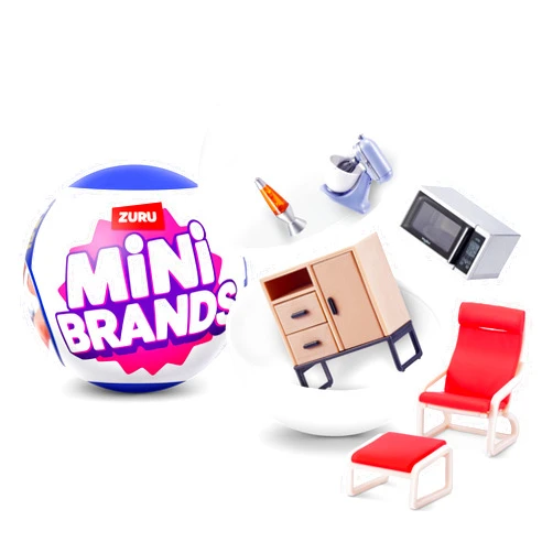 Mini Brands Home Capsule by ZURU, Surprise Home with Collectible Minis, Blind Packaging, Home Themed Collectibles