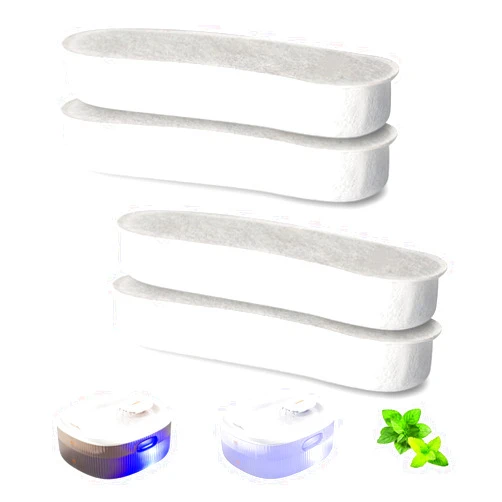 WOPET Dog Fountains by WOPET, 4 Pcs Pet Water Fountain Filters for W600 Dog Fountain, Large Dog Fountain Filter Replacement