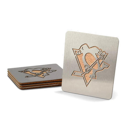 YouTheFan NHL Boasters Stainless Steel Drink Coasters