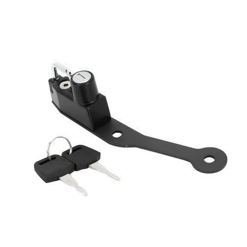 Acouto Helmet Lock Aluminium Alloy Motorcycle Helmet Lock Mount Hook Keys Locking Kit Fit for MT-07 FZ-07 2014-2017/FJ-07 2014-2016