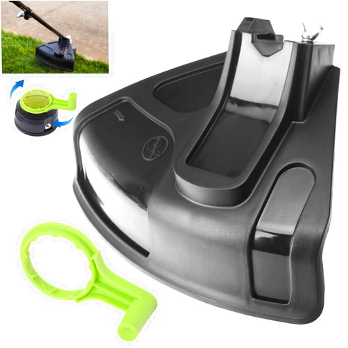 Fennoral Grass Shield/Guard 308473005 Compatible with Ryobi RY253SS, UT33650B Straight Shaft Trimmer，Crank Handle Assy 312283001 for Ryobi Troy-Bilt Echo P2009, RY252CS, RY253SS, RY251PH, Trimmer