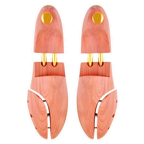 Tongzaner Cedar Shoe Tree for Men Women Red Cedar Wooden Shoe Trees with Twin Tubes