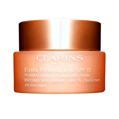 Clarins Extra-Firming Day Cream SPF 15 | Anti-Aging Moisturizer | UVA/UVB Protection | Visibly Regenerated, Firmer Skin* | Boosts Radiance