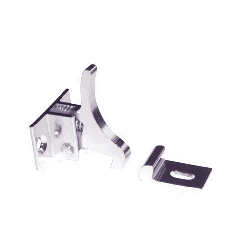 Rok Hardware Extra Heavy Duty Elbow Latch Cabinet Door/Window Catch with Screws (1, Nickel)
