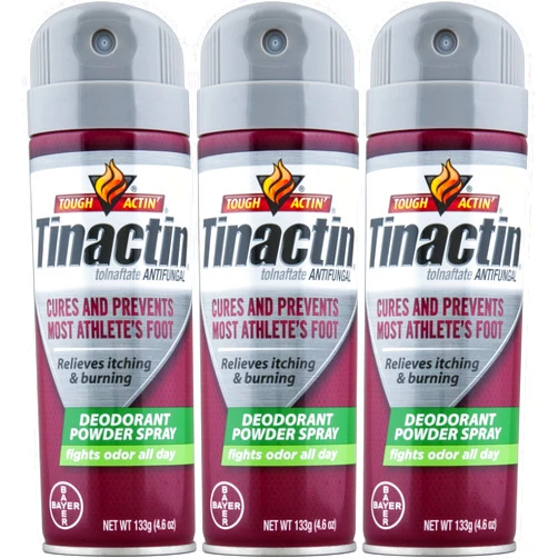 Tinactin Athletes Foot Deo Spray Powder (Pack of 3)