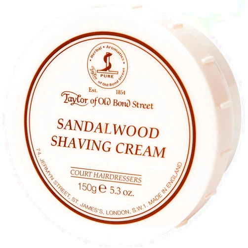 Taylor of Old Bond Street Sandalwood Shaving Cream Bowl, 5.3-Ounce