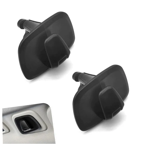 Nomocale Pack of 2 Interior Car Hanger Hook, Lock Design Rotary Installation, Multi-Functional Car Roof Clothing Bag Hanging Storage, Compatible with Volvo XC60 XC40 XC90 V90 S90 (Black)