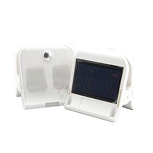 Pilotlights.net Solar Portable LED Clip-on Light Rechargeable USB Lantern Outdoor Camp Garden Lamp
