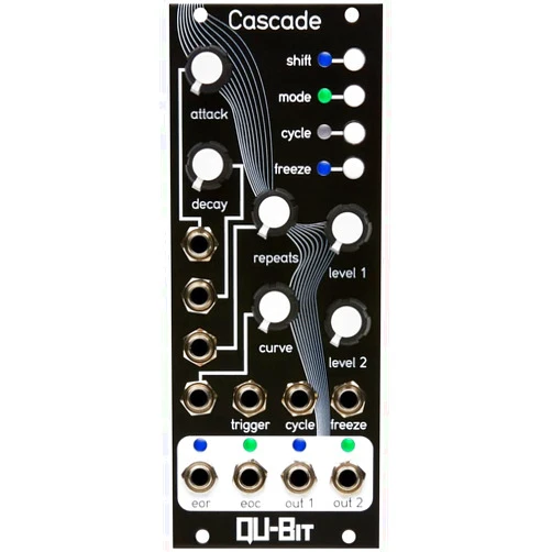 Qu-Bit Electronix Qubit Cascade Ratcheting Envelope Generator Eurorack Synth Module