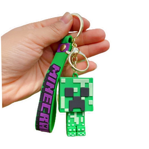 LOHKMEI.CN Minecraft 3D keychain