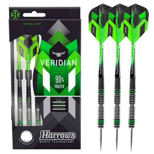 Harrows Unisex_Adult Veridian Steel Dart, 25g