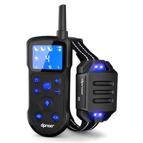 DPNAO Dog Training Collar, Waterproof Shock Collars for Dog with Remote Range 2600ft, 3 Training Modes, Beep, Vibration and Shock, Electric Dog Collar for Small Medium Large Dogs