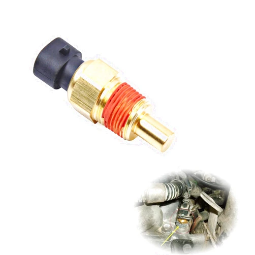ZBGUN 1 PC Car Engine Coolant Temperature Sensor, Modified Water Temperature Sensor for Normal Safe Driving Work, Auto Parts Replacement OEM 1338450 12146312, Compatible with Buick, Chevrolet (Gold)