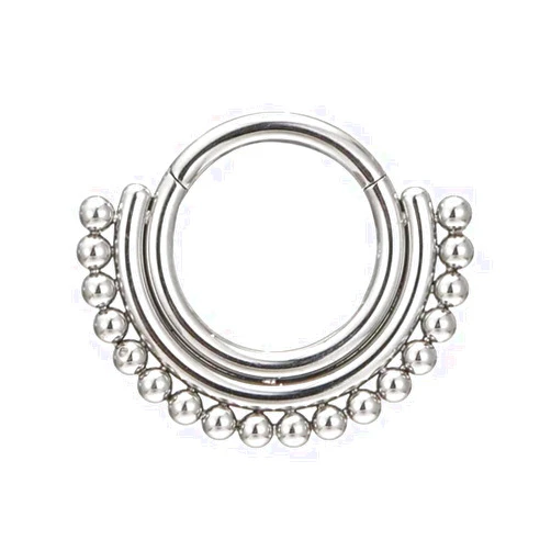 CICIMOTO Nose Ring 16g G23 Titanium Thick Opal Septum Jewelry Cargilage Earring Tragus Hoop Helix Conch Daith Rings