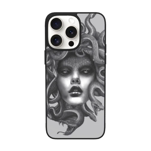 YIMBEOM Compatible with iPhone 15 Pro Case, (TPU + Acrylic) Protective Cover Shockproof Anti-Scratch Phone Case 6.1” - Medusa Series