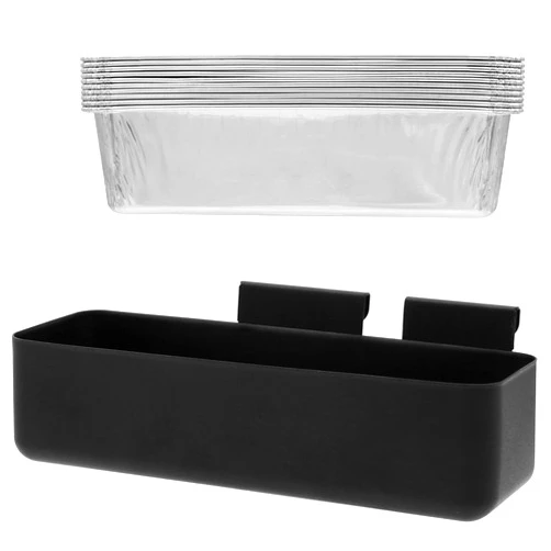 TAILGRILLER Grease Cup and Aluminum Foil Grill Drip Pans(10 Pack) for Camp Chef Griddles, Drip Catcher Pan/Grease Collection Cup for Camp Chef SG100 SG90 SG14 SG30 SG60 Professional Griddle, 24 oz
