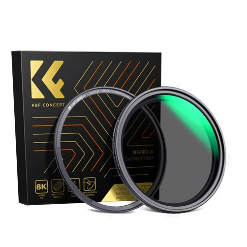 K&F Concept 52mm Magnetic Variable ND Lens Filter ND2-ND32 (1-5 Stops) + Magnetic Basic Ring Kit, Adjustable Neutral Density Filter with 28 Multi-Layer Coatings Waterproof (Nano-X Series)