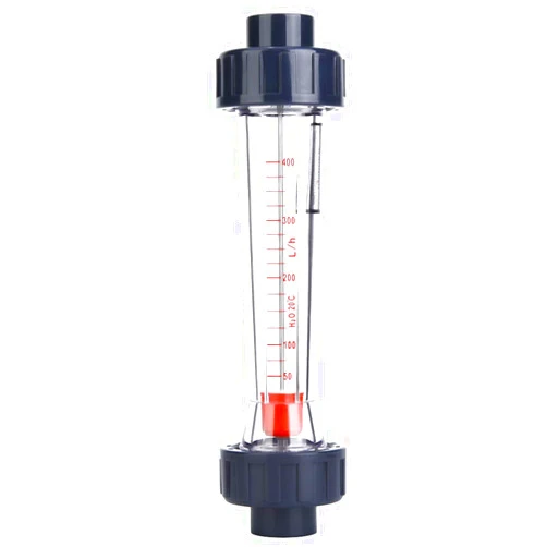 Fydun LZS 20 (D) ABS Plastic Tube Type Liquid Flowmeter High Accuracy Water Flowmeter 40 400L H Suit for Liquid Measuring Tool