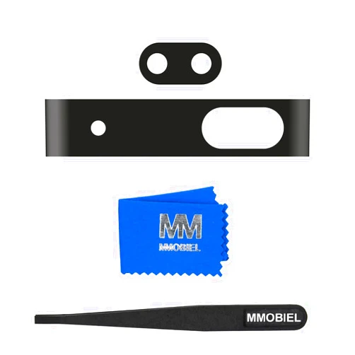 MMOBIEL Back Rear Camera Glass Lens Replacement Compatible with Google Pixel 6a - 2022 - Incl. Double Sided Adhesive, Tweezer and Cloth