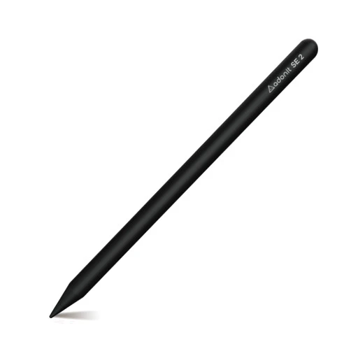 Adonit SE2(Black) Magnetic Attached Palm Rejection Stylus for Writing/Drawing Stylus Compatible with iPad6th-10th, iPad Mini5th/6th, iPad Air3rd-6th, iPad Pro11 1st-5th, iPad Pro12.9/13” 3rd-7th