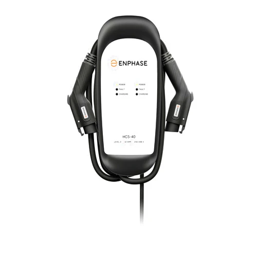 Enphase Energy Enphase Level 2 Dual EV Charger, Safety Certified, 32 Amp, 240v, Hardwired, 25ft Cables, J1772, Compatible with US Electric Vehicles, HCS-D40 Home Electric Car Charging Station - formerly ClipperCreek