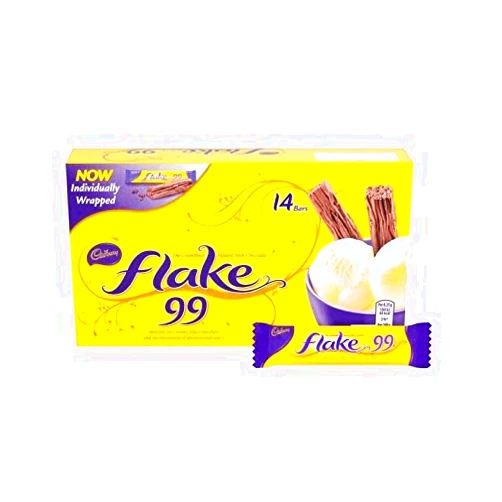 Cadbury Flake 99 Chocolate 14 per pack 114g - Pack of 2