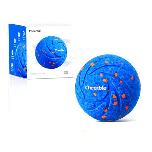 Cheerble 【New Material】Cheerble Smart Interactive Dog Toy, Wicked Ball AIR, Automatic Moving, Bouncing, and Rotating Ball, E-TPU Material, IPX7 Waterproof Rating, Active Rolling Ball for Medium and Large Dogs
